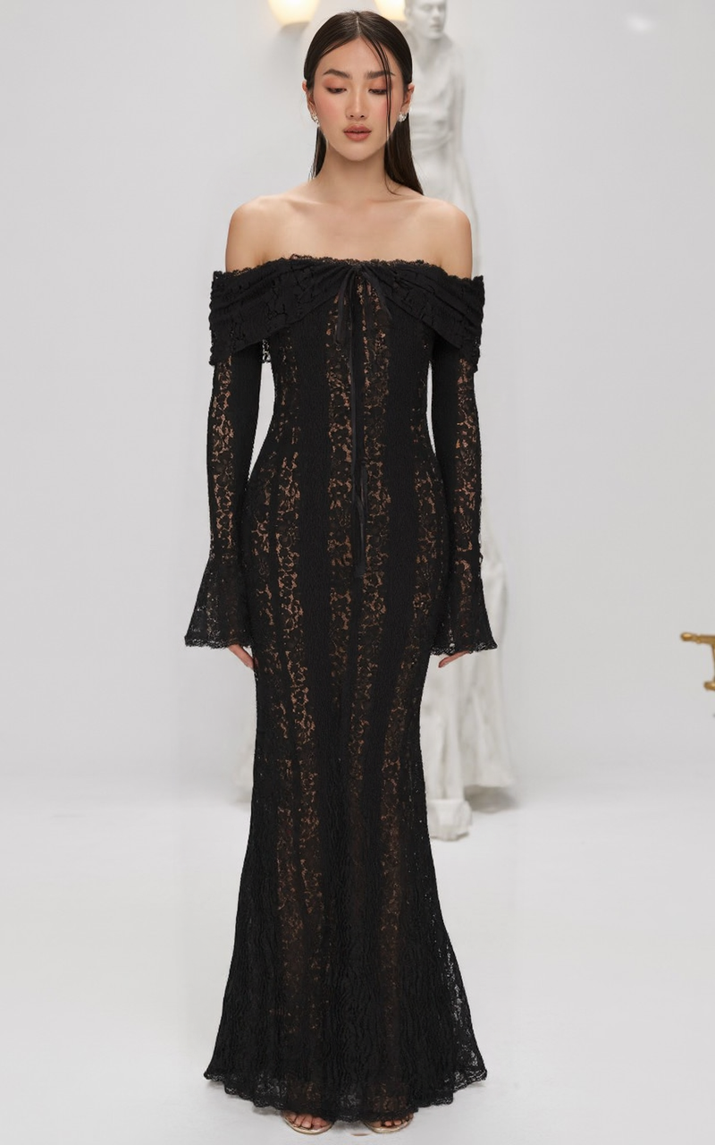 Thalia - Maxi Spitzenkleid