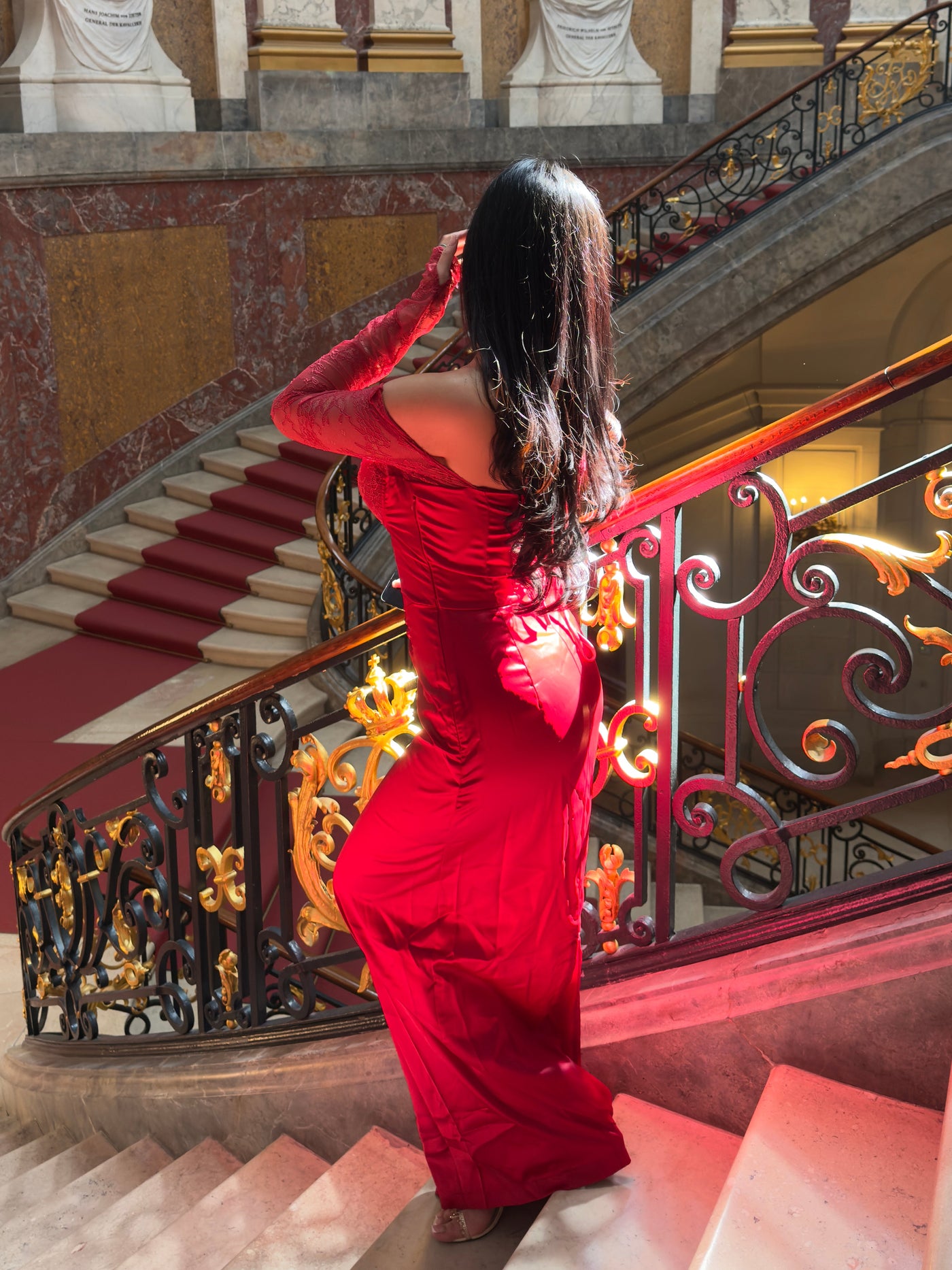 Noemie - Maxi Spitzenkleid