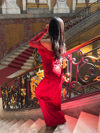 Noemie - Maxi Spitzenkleid