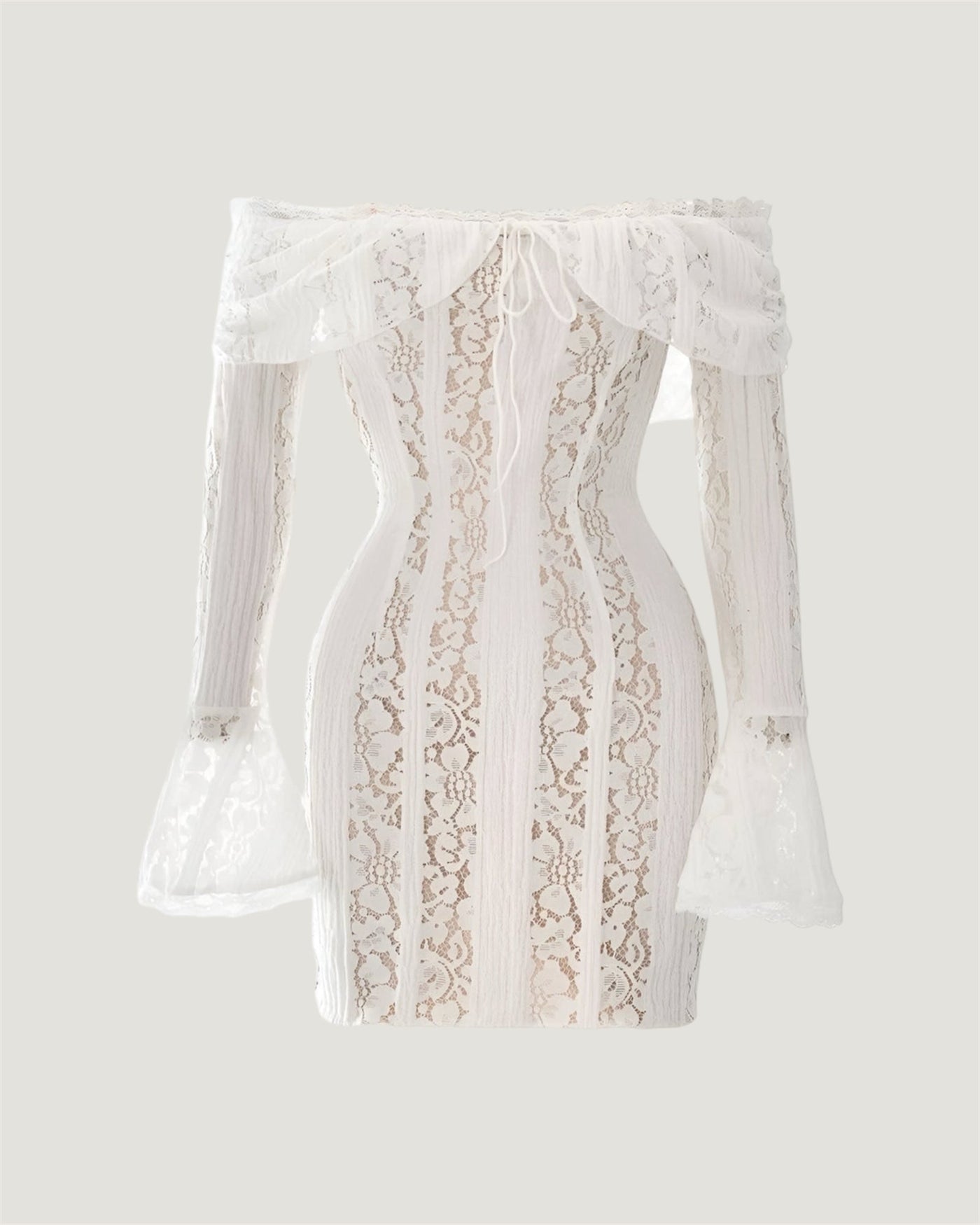 Tessa - Midi Spitzenkleid