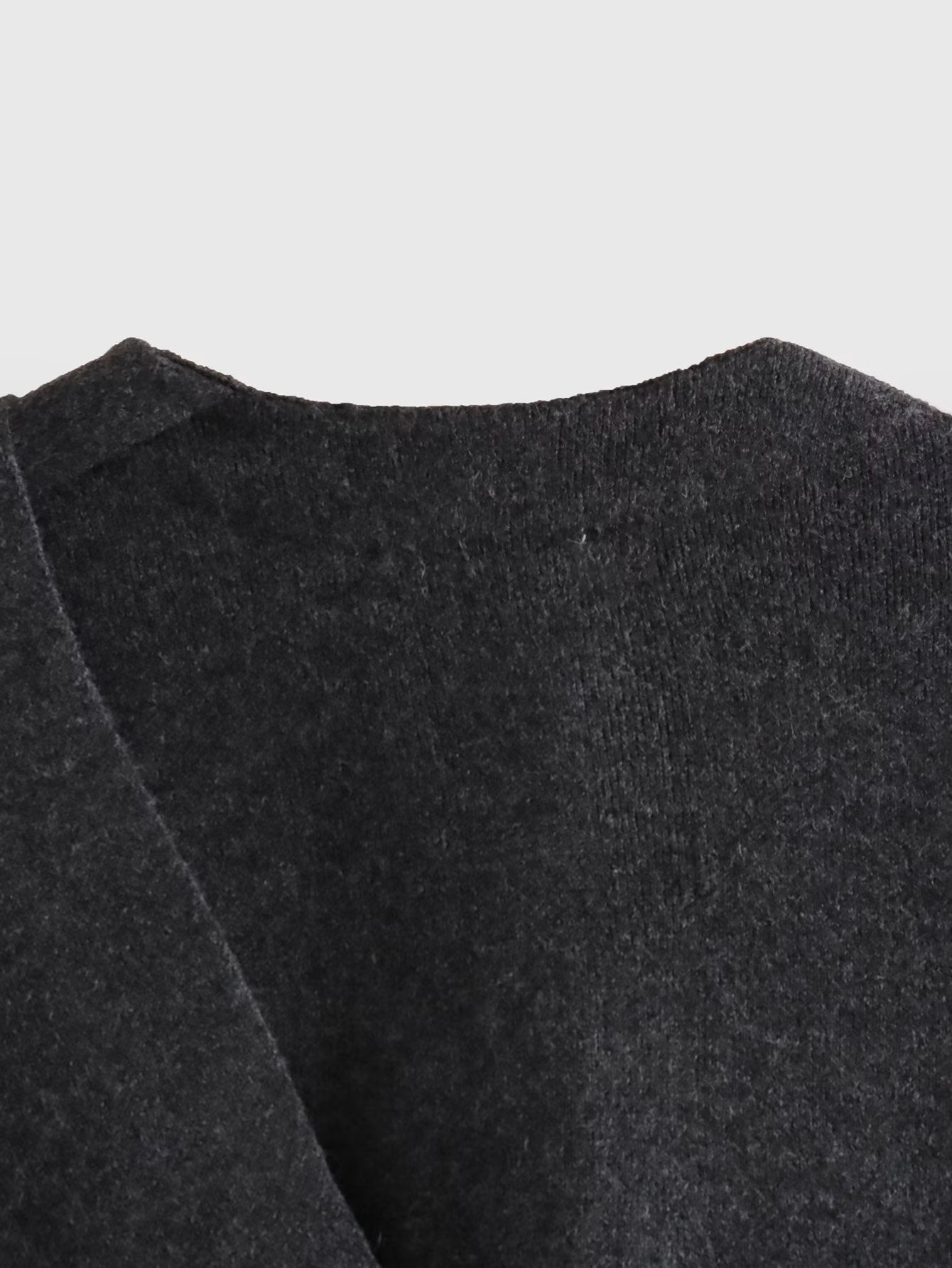 Kurzer Mantel mit Schal