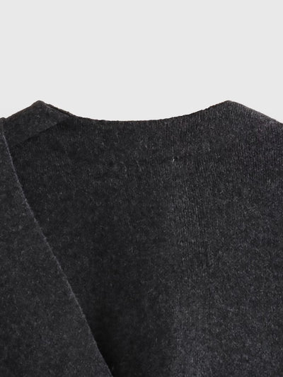 Kurzer Mantel mit Schal