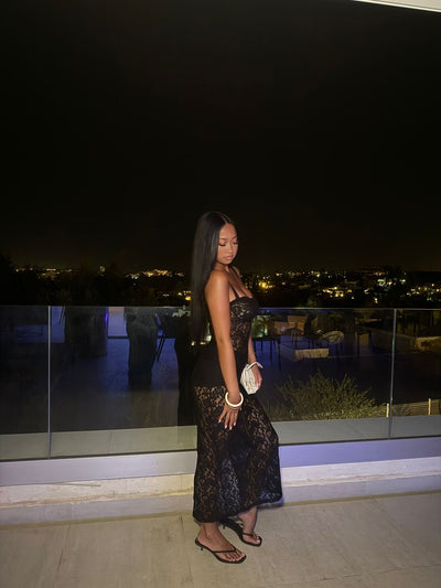 TIANA - Maxi Spitzenkleid