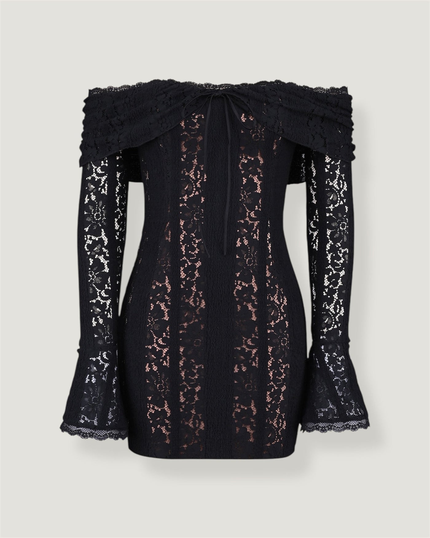 Tessa - Midi Spitzenkleid