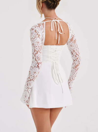 NEMI - Midi Spitzenkleid