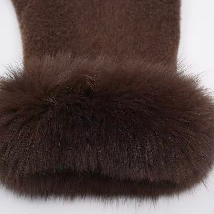 Exklusives Set: Wollmantel & Bellavure Shark Boots in Braun