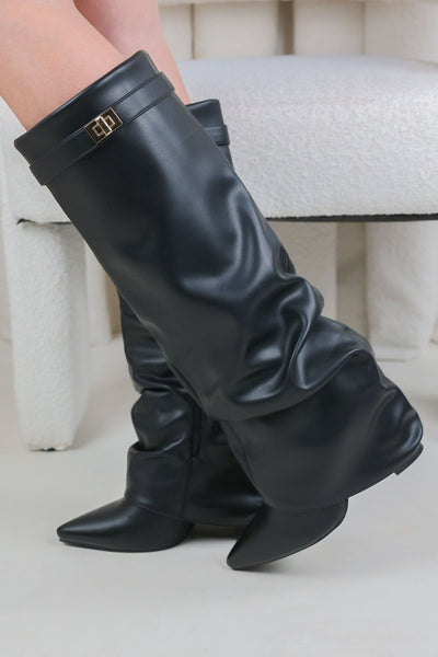 Bellavure Shark Boots Stacked