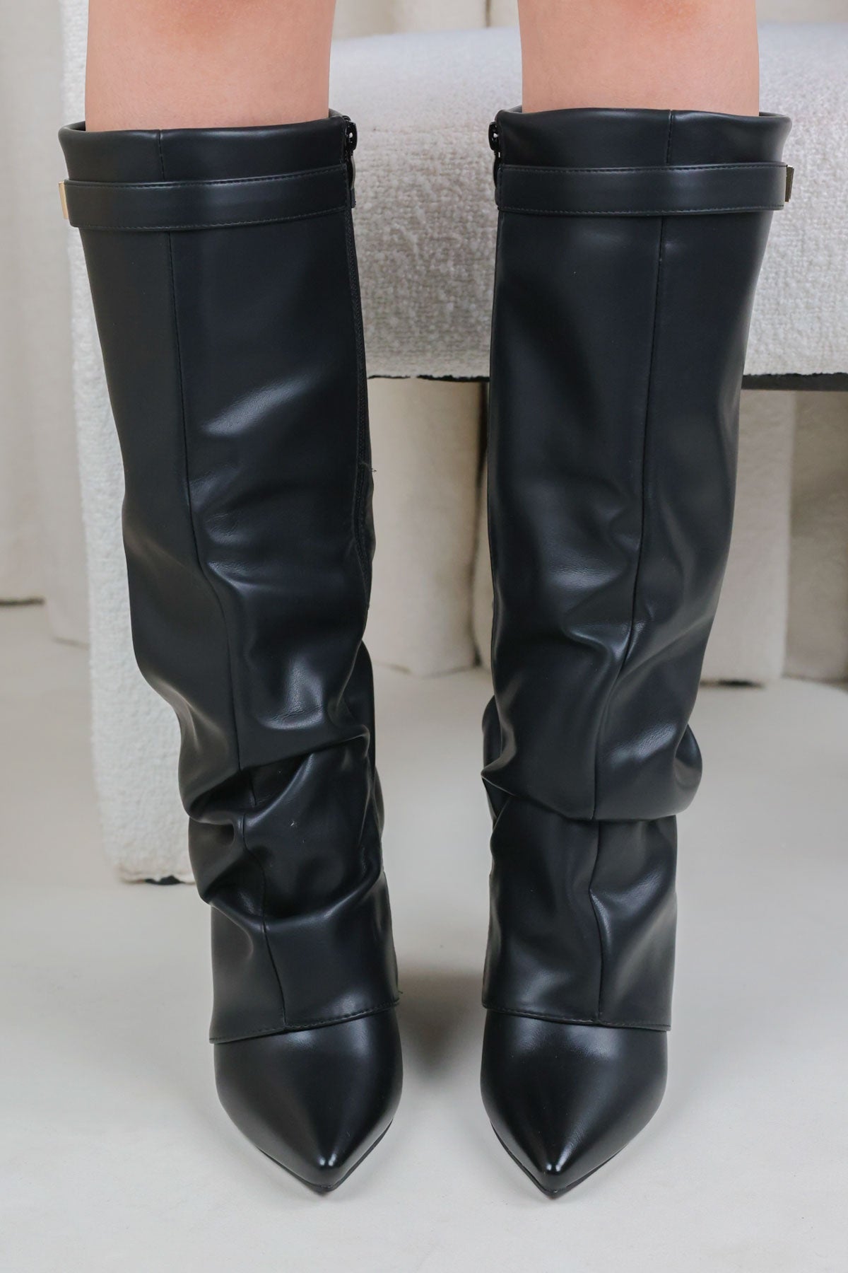 Bellavure Shark Boots Stacked
