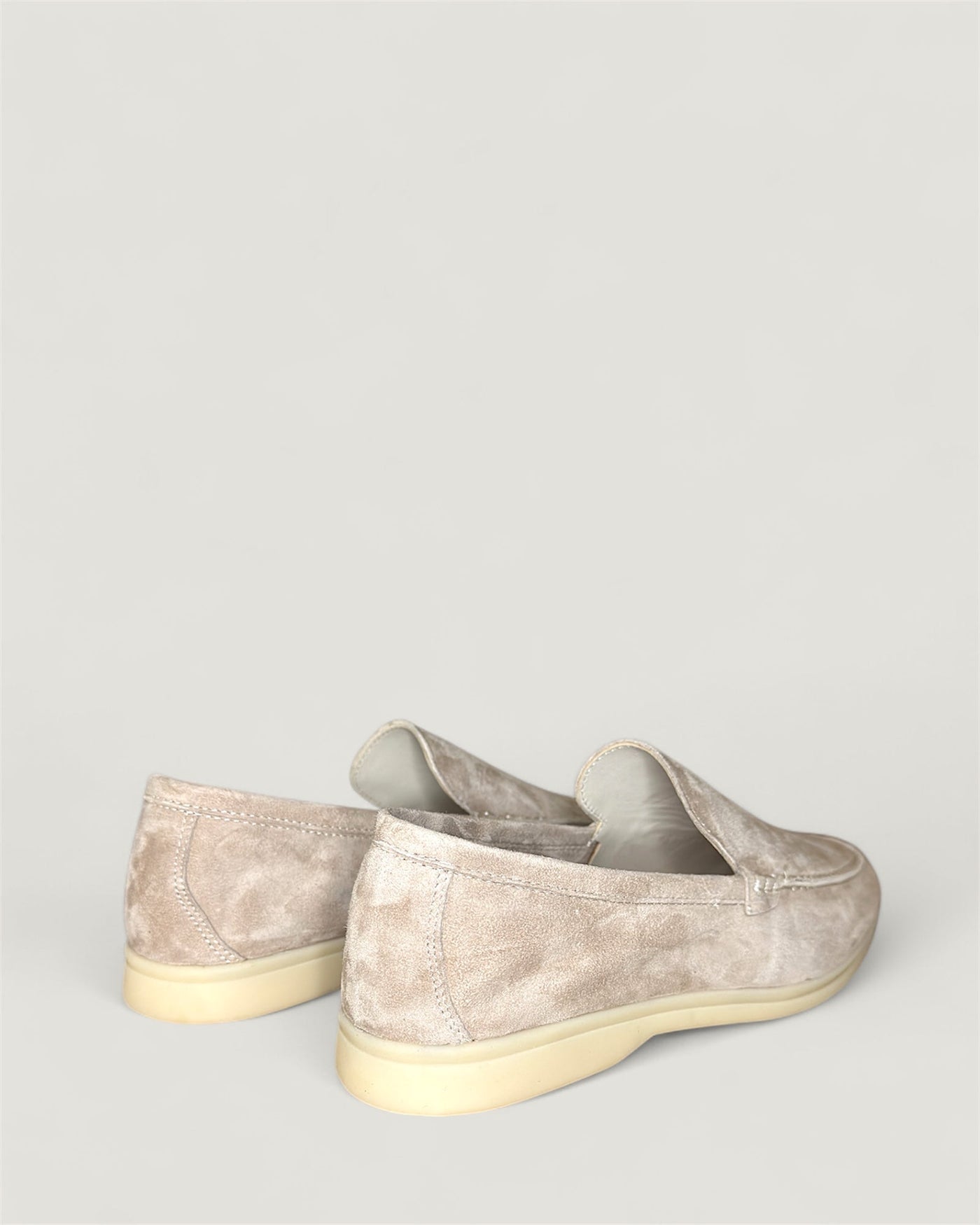 Klassischer Loafer Smooth Grau