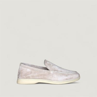 Klassischer Loafer Smooth Grau